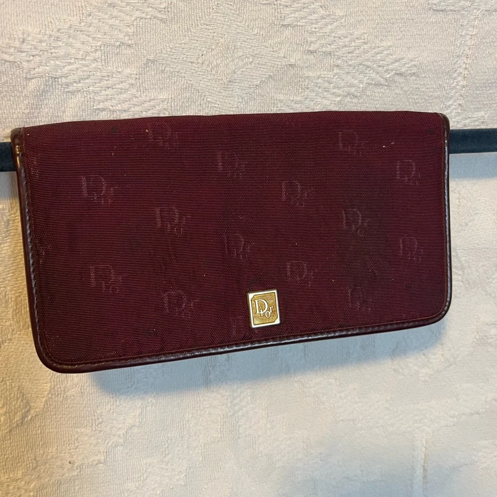 Dior Deep Red Wallet - REHAB PIECE